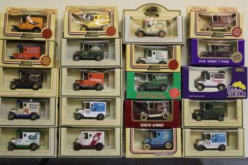 Lledo-Ford Model Ts-Food theme-Cadbury,Lindt,Bakery,Cream,Meat,Heinz