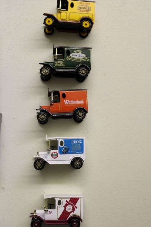 Lledo-Ford Model Ts-Food theme-Cadbury,Lindt,Bakery,Cream,Meat,Heinz