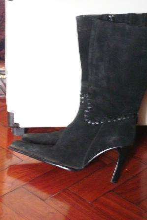 Black Suede Boots