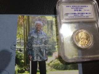 A very unique Mandela Collection!!!! x3 R 5's, unique cover and a stamp in booklet.