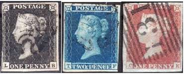 Once in a lifetime auction Penny Black, Blue & Red