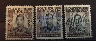 Sothern Rhodesia ¿ Rhodesia Revenue Stamps / Revenue Used Stamps Assortment
