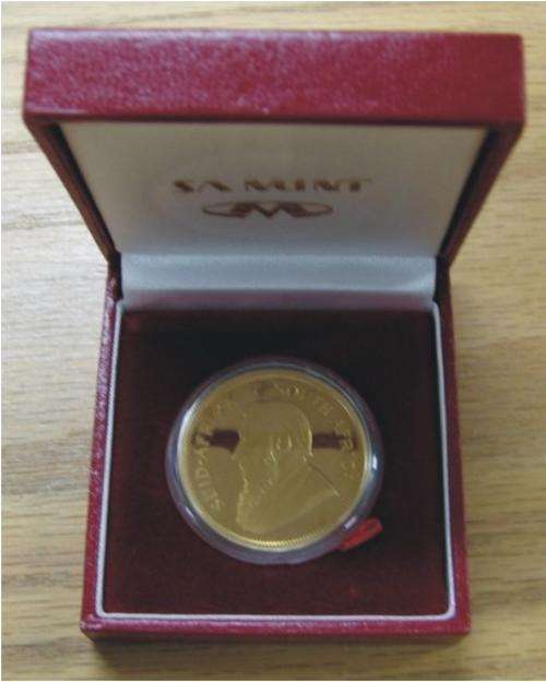 1 oz Krugerrand with proof of Authenticity