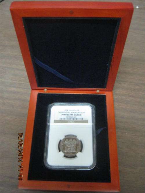 1994 Presidential Inuaguration R5 PF 69  with a Beautiful Case