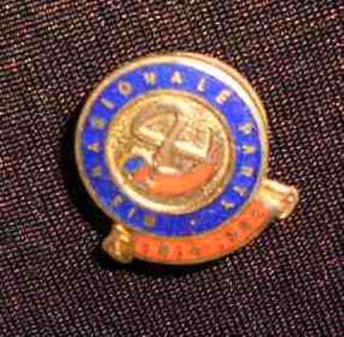 1914 - 1964 NASIONALE PARTY ENAMEL LAPEL BADGE