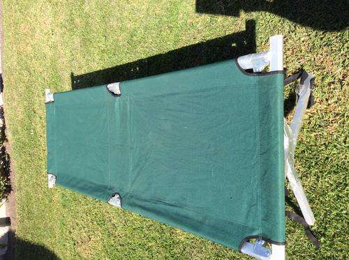 Camping Canvass bed/stretcher