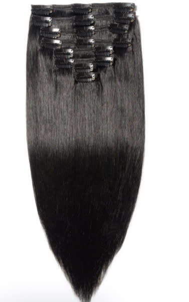35 cm Clip Hair Extensions Human Hair