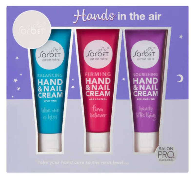 Sorbet Trio Hand & Nail cream gift set