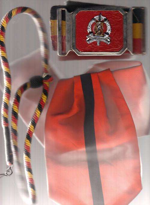 Military Police Cravat and Belt ect