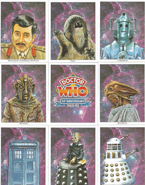 Dr Who, 30th Anniversary 1963-1993 Collectors Cards