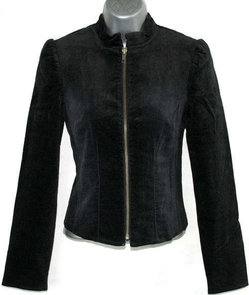 Naughty black corduroy jacket size 10-12