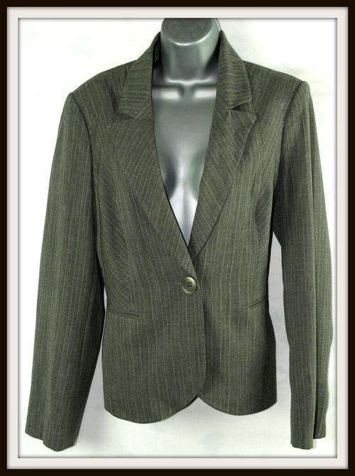 F&F grey stripe  jacket size 14