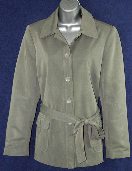 Bon Marche khaki green jacket size 16