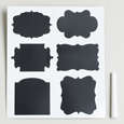 chalkboard labels 6 pack, designer chalk board labels, chalkborad stickers, chalk board st