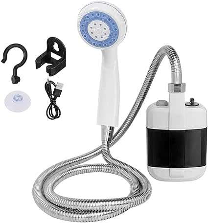 USB Rechargeable Shower Portable Camping Shower Head - Indoor/Outdoor Travel & Camping
