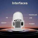 Latest Smart Android UHD Portable Projector + Built-in WIFI media streaming device + Pre-Loaded Apps