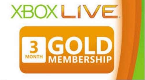XBox Live 3 Month Gold Membership Digital Download Code Get the Code Emailed Instantly