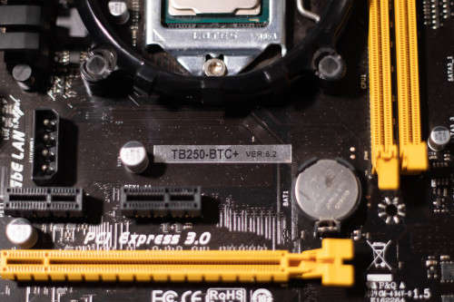 TB 250 BTC Pro Motherboard + i5 7500T + 8GB RAM