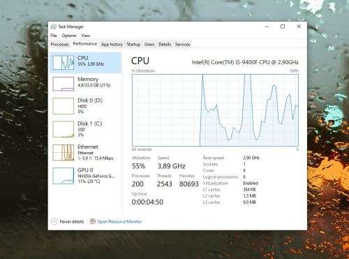 I5 9400F SAMSUNG 980 EVO 1 Terabyte Combo