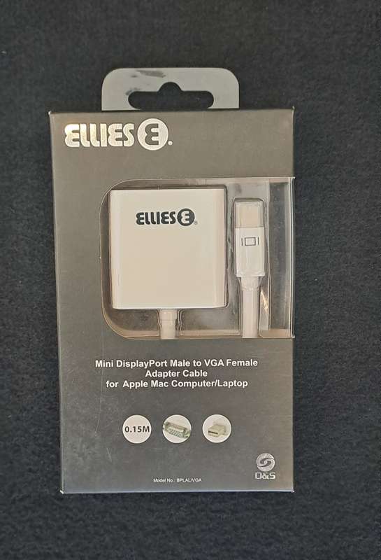 Ellies Mini Display Port To Vga adapter