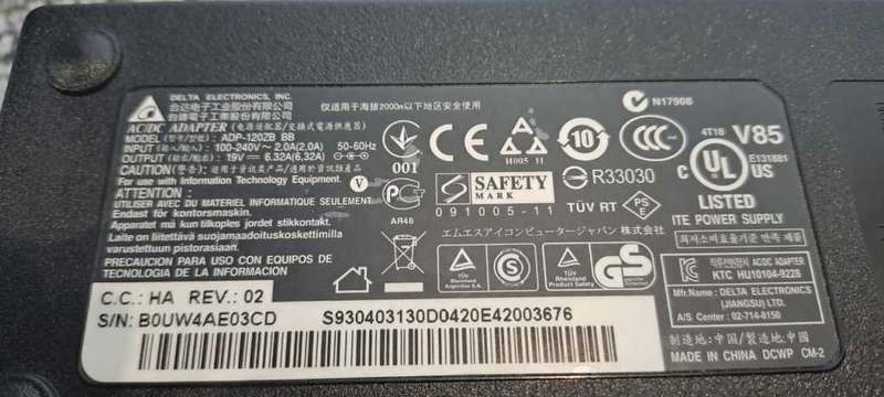 120W Laptop Charger