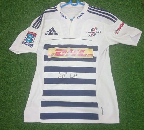 4 X Rugby Jerseys - (signed by Gio Aplon)