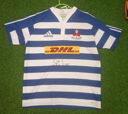 4 X Rugby Jerseys - (signed by Gio Aplon)