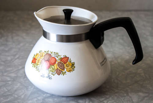 Corningware tea pot spice of life pattern