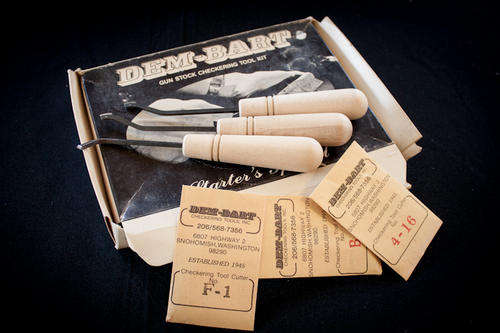 Dem-Bart gun stock checkering tool kit - starters special