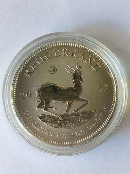 ### 2017 SILVER FINE 1 OUNCE KRUGERRANDS ### PREMIUM UNC ### LIMITED EDITION SA MINT!! R1 START! COA