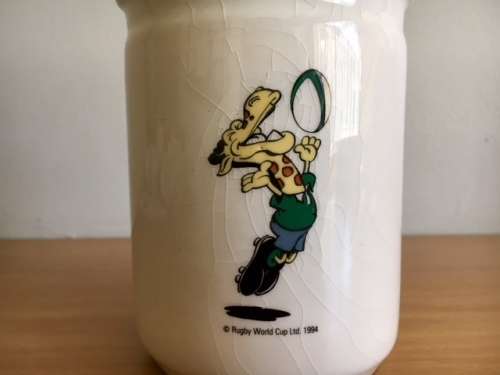 ### FIRST WORLD CUP WIN 1995 VERY RARE LIQUEUR BOTTLE ## HANDMADE ## LIMITED EDITION! BID NOW!! #FSC