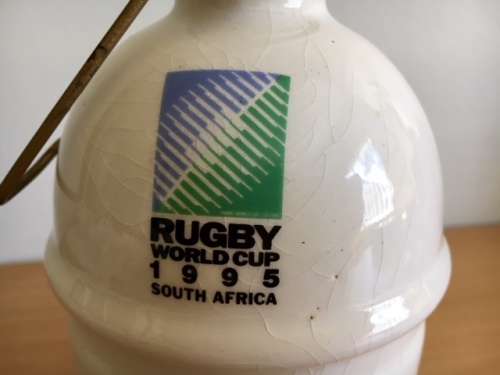 ### FIRST WORLD CUP WIN 1995 VERY RARE LIQUEUR BOTTLE ## HANDMADE ## LIMITED EDITION! BID NOW!! #FSC