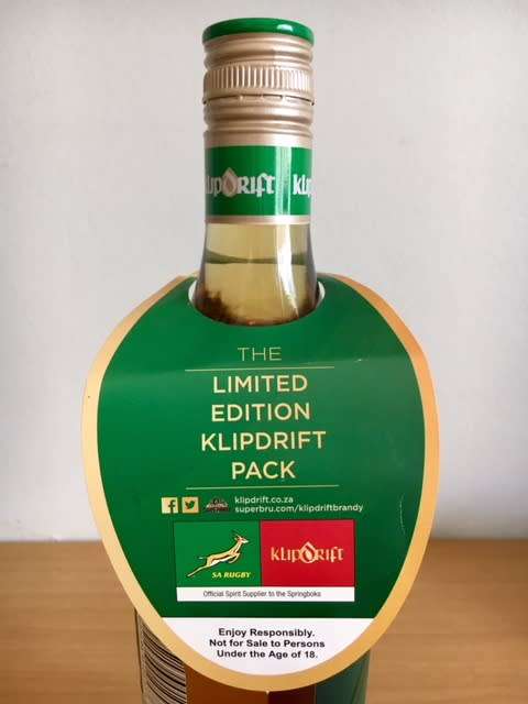 ## 2015 SPRINGBOK LIMITED EDITION KLIPDRIFT BRANDY ## STILL SEALED AND TAGGED ## ONLY 1 AVAIL. @@R1!