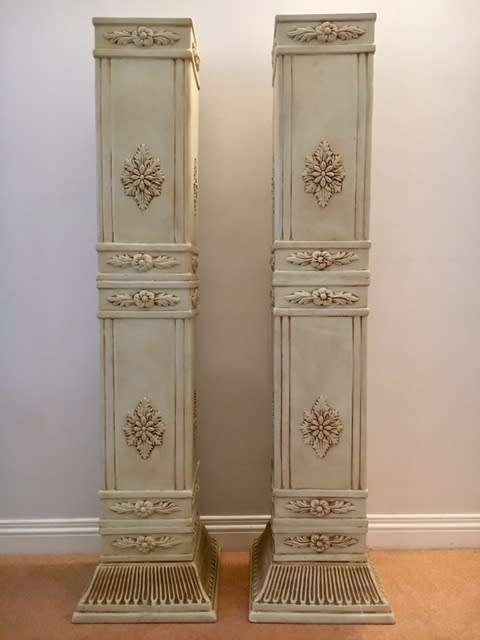 ## BEAUTIFUL HANDMADE EGYPTIAN STATUES AND COLUMNS x 4 ITEMS!  ### COLLECTION RANDBURG ONLY! @@R1