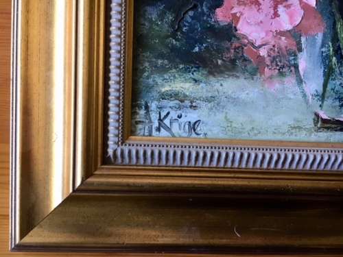 ### ANNATJIE KRIGE ### FAMOUS SOUTH AFRICAN ARTIST ### BEAUTIFUL & QUALITY OIL PAINTING ## FRAMED ##