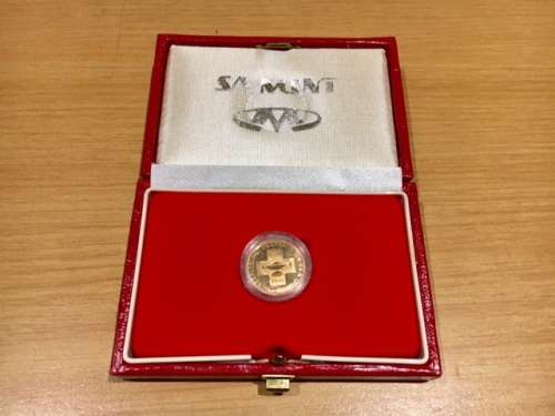 ## SA MINT NURSING HOME 1991 1/10TH GOLD COIN # TRIBUTE 100 YEARS # FABULOUS RARITY! VALUE 3K!! @@R1