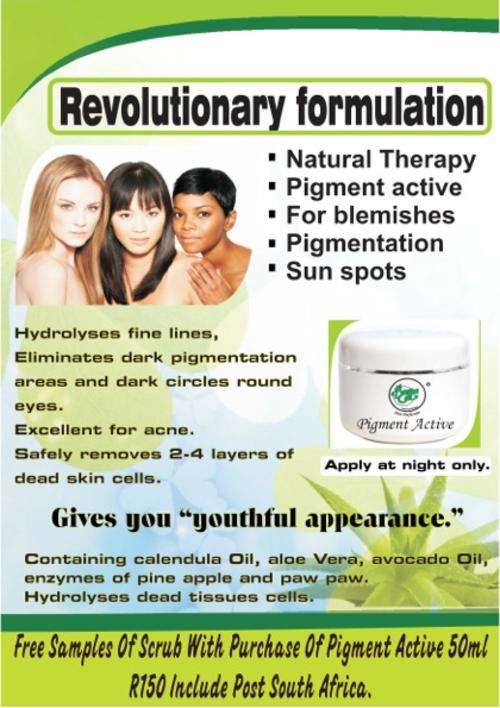 ***DERMA CELL NATURAL PIGMENT ACTIVE***THE ULTIMATE CREAM FOR BLEMISHES AND PIGMENTATION SPOTS***