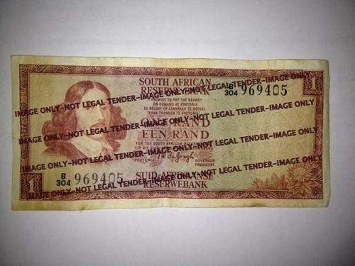 ***R1 NOTE CIRCULATED SOUTH AFRICAN RESERVE BANK***