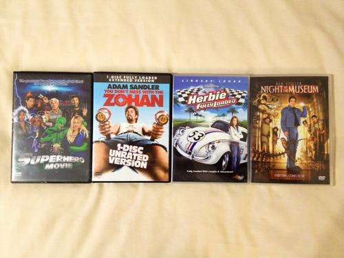 *** SET OF 4 x 2nd HAND ORIGINAL DVD'S *** GOOD CONDITION *** HURRY & BID FOR ALL 4 NOW!! @@R1 Start