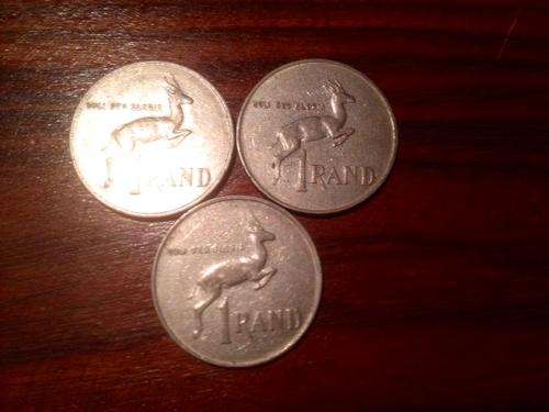 ***REMEMBER THESE NOSTALGIC SPRINGBOK COINS? ALL 3 COINS FOR ONLY 1 BID @@@ CRAZZY R1 START***WOW!!