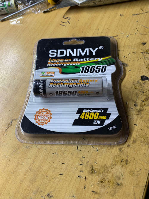18650 Lithium-ion Rechargeable Batterys