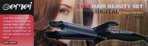Gemei 2 in 1 hair beauty set