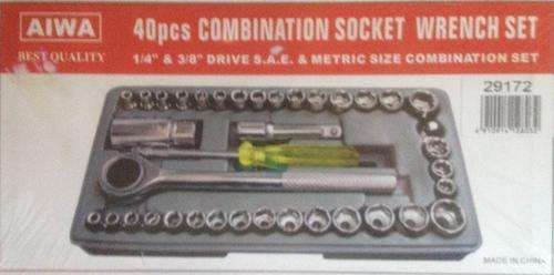 40 pcs Combination socket wrench set