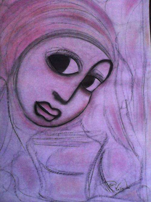 BEN MACALA CHARCOAL ON PAPER  UNFRAMED