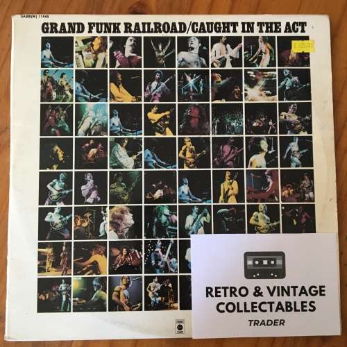 Grand Funk Railroad - Caught In The Act (Double Album) LP G+/G+ SA Pressing