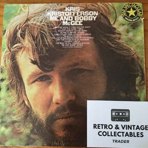 Kris Kristofferson - Me and Bobby McGee LP G+/G SA Pressing