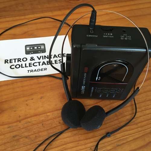 Sanyo Cassette Player MGP28 - Original Vintage  Made in Malaysia ***IN WORKING ORDER***