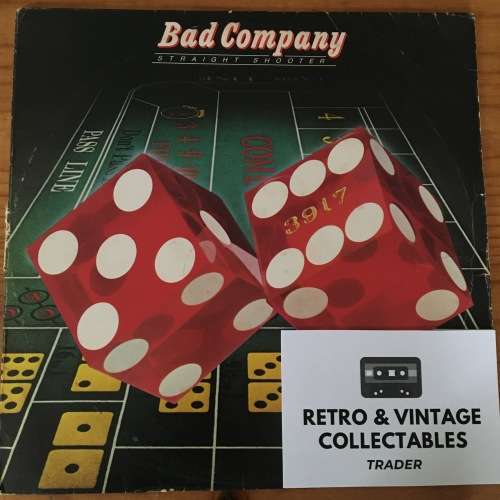 Bad Company - Straight Shooter LP F/G+ SA Pressing