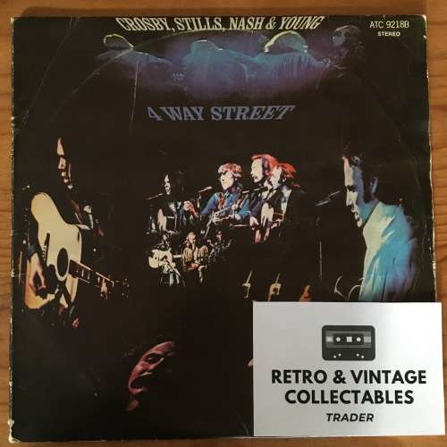 Crosby, Stills, Nash and Young - 4 Way Street (Double Album) LP G-/G- SA Pressing