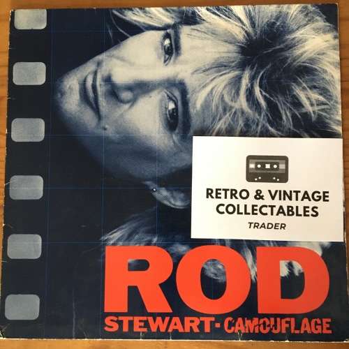 Rod Stewart - Camouflage LP VG/VG French Pressing